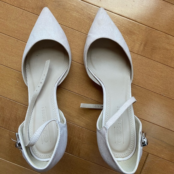 Asos Pale Pink heels Size 8 - Picture 1 of 3